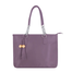 Solid Color Tote Handbag with Tassel - GCI (Lavender) image