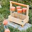 Spice Box Glass Jar with Wooden Lid image