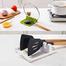 Spoon Utensil Holder Stand Plastic Ladle Shovel Rest Pot Cover Cutlery Spatula Holder Rack Kitchen Cooking Accessories Kitchen Rack - 1 Pcs image