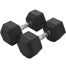 Sports And Fitness 17.5kg Hex Dumbbell 2 pcs image