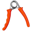 Sports And Fitness 1 Piece Hand Grip Orange Color image