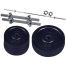 Sports House Dumbbell And Barbell Set 20kg - Black And Silver image
