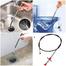 Spring Pipe Dredging Tool 5 feet Cleaning Claw Multi-Tooth Drain Cleaning Claw Hair Clog Remover Catcher Sink Cleaner Home Improvement Tools image