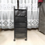 Square Shape 5 Tiers Vegetable Basket Fruit Storage Basket Kitchen 360 Degree Rotating Square Rotating Rack image