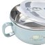 Stainless Steel Baby Feeding Bowl Set – Insulated, Double-Layered, Cartoon Design, With Lid and Spoon | Easy to Clean Tableware For Kids 1 Pcs image