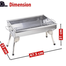 Stainless Steel Combined Charcoal Barbecue BBQ Grill / Stainless Steel Combined Barbecue image