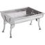 Stainless Steel Combined Charcoal Barbecue BBQ Grill / Stainless Steel Combined Barbecue image