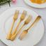 Stainless Steel Cutlery Fork Spoon Set - 6Pcs image