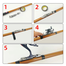 Stainless Steel Fishing Reel Rod Clip Holder Or Steel Hook image