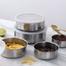 Stainless Steel Food Box With Food Grade Plastic Cover- 5 Pieces image