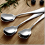 Stainless Steel Household Spoon Coffee Scoops Ice Cream Dessert Tea Spoon 6 Pcs image