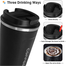 Stainless Steel Leak-Proof Thermos Travel Mug Insulated Flask 510 ml image