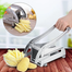 Stainless Steel Potato Slicer, Manual French Fries Cutter with Durable Handle image