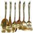 Stainless Steel Serving Spoon Set- 6 Pcs Set image
