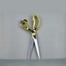 IHW Stainless Steel Sewing Scissors for Quilting Fabric Crafts, Gold image