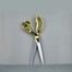 IHW Stainless Steel Sewing Scissors for Quilting, Fabric Crafts, Gold - 10S image