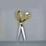 IHW Stainless Steel Sewing Scissors for Quilting Fabric Crafts, Gold image