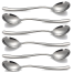 Stainless Steel Soup Spoon 7 Inch Set - 6 Pcs image