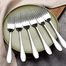 Stainless Steel Spoons Mini Coffee fork Spoon 15cm 6 Pcs image