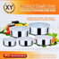 Stainless Steel Storage Bowls 5Pcs Set (With Food-Grade Plastic Cover) image