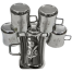 Stainless Steel Tea Cups Set Of 6 Pcs image