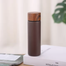 Stainless Steel Vacuum Flask Thermos Cup With Wooden Cove image