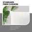 Standard Fiber Cushion, Tissue Fabric White 22x22 Inch image