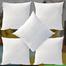 Standard Fiber Cushion, Tissue Fabric, White18x18 Inch Set of 5 image