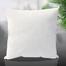 Standard Fiber Cushion, Tissue Fabric, White 20x20 Inch image