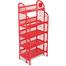 Standard Kitchen Rack 5 Step - Red image