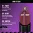 Staze 9to9 Love Tri-Angle 3 In 1 Lipstick (05 Truffle Blush) 3.8 gm image