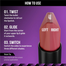 Staze 9to9 Love Tri-Angle 3 In 1 Lipstick (03 Caramel Rose) 3.8g image