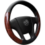 Steering Wheel Cover - Wood Grain And Black image