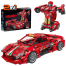 Stem Blocks Building Racing Car Toys - 2 in 1 Pull-Back Blocks Pullback for Kids image