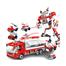 Storage Transform Fire Truck (6 in 1) building blocks - 655 Pcs (lego_6in1_653pcs_659003) image