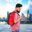 Stripelnc Exclusive Travel Backpack - Black And Red image
