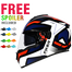 Studds Drifter D5 Full Face Dual Visor Helmet For Men and Women Isi and Dot Certified image