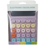 Student 12 Digit Colorful Calculator With Large LCD Display image