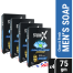 Studio X Clean And Fresh Soap For Men Combo Pack 75gm X 4 image