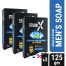 Studio X Clean And Fresh Soap For Men Combo Pack 125gm X 3 image