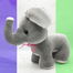 Stuffed Plush Cartoon Elephant Plush Dolls Toys for Toddler image