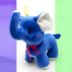 Stuffed Plush Cartoon Elephant Plush Dolls Toys for Toddler image