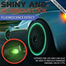 Stylish Luminous Radium (No Battery) Motorcycle Car Cycle Decoration Tire Valve Nozzle Hub Wheel Lights (1 Pair) image