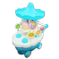 Super Funny Mini Ice Cream Trolley Car With Light And Music Play Fun For Kids (icecream_car_9909a_b) Blue image