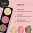 Swiss Beauty Cheek A BOO Contour Blusher Highlighter Face it up Medium 02 image