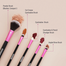Swiss Beauty Makeup Brush Golden image