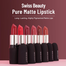 Swiss Beauty Pure Matte Lipstick Magic Maroon 211 image