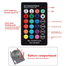 T10 5W5 RGB LED Parking With Memory Function For Car And Motorcycle Bulb Remote Control COB Lamp Car Interior Lighting Reading Wedge Dome License Plate Light 12V image