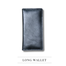 THE MEN's CODE Black Leather Long Wallet For Men image