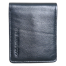 THE MEN's CODE Black Leather Short Wallet For Men image